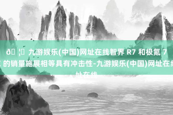 🦄九游娱乐(中国)网址在线智界 R7 和极氪 7X 的销量施展相等具有冲击性-九游娱乐(中国)网址在线