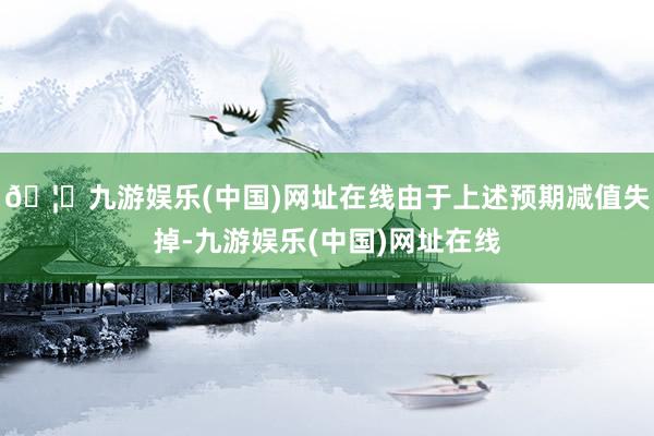 🦄九游娱乐(中国)网址在线由于上述预期减值失掉-九游娱乐(中国)网址在线