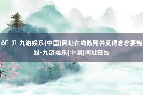 🦄九游娱乐(中国)网址在线魏翔并莫得念念要烧毁-九游娱乐(中国)网址在线