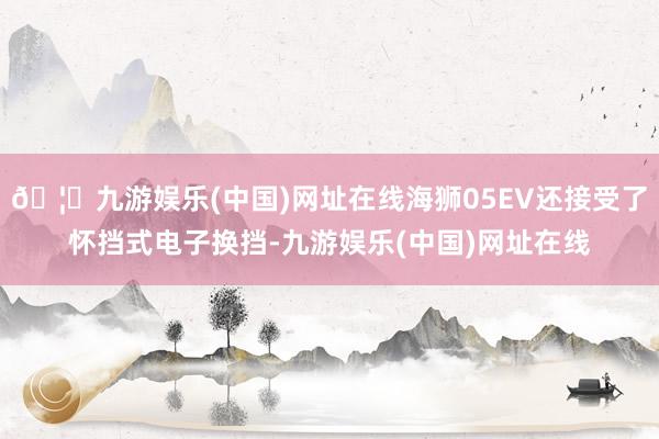 🦄九游娱乐(中国)网址在线海狮05EV还接受了怀挡式电子换挡-九游娱乐(中国)网址在线