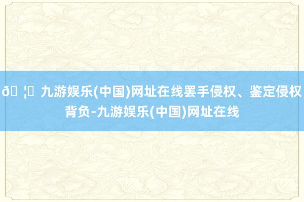 🦄九游娱乐(中国)网址在线罢手侵权、鉴定侵权背负-九游娱乐(中国)网址在线