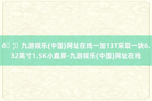 🦄九游娱乐(中国)网址在线一加13T采取一块6.32英寸1.5K小直屏-九游娱乐(中国)网址在线