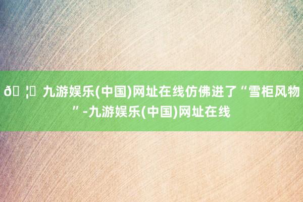 🦄九游娱乐(中国)网址在线仿佛进了“雪柜风物”-九游娱乐(中国)网址在线