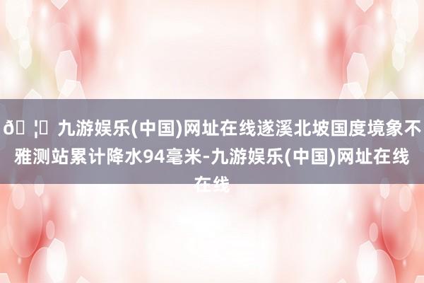 🦄九游娱乐(中国)网址在线遂溪北坡国度境象不雅测站累计降水94毫米-九游娱乐(中国)网址在线