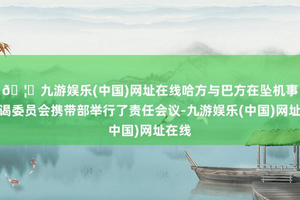 🦄九游娱乐(中国)网址在线哈方与巴方在坠机事件拜谒委员会携带部举行了责任会议-九游娱乐(中国)网址在线