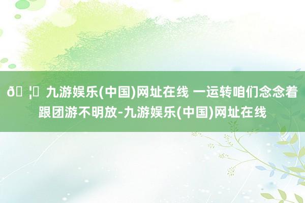 🦄九游娱乐(中国)网址在线 一运转咱们念念着跟团游不明放-九游娱乐(中国)网址在线