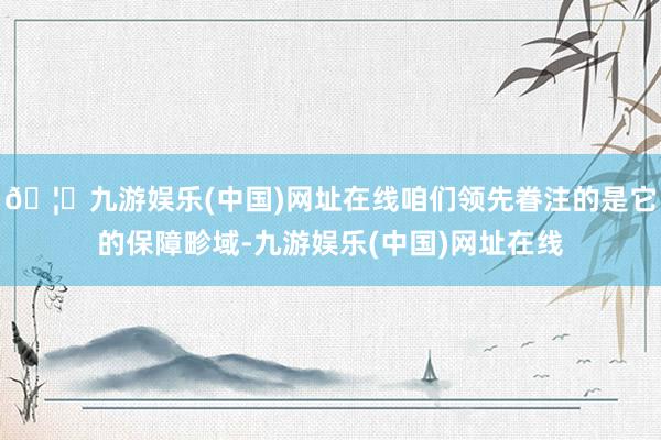 🦄九游娱乐(中国)网址在线咱们领先眷注的是它的保障畛域-九游娱乐(中国)网址在线