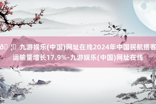 🦄九游娱乐(中国)网址在线2024年中国民航搭客运输量增长17.9%-九游娱乐(中国)网址在线