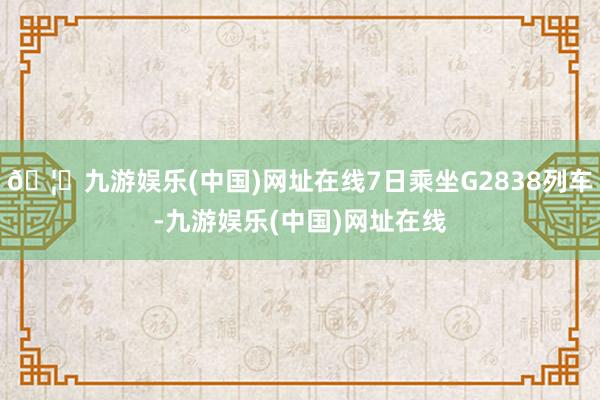 🦄九游娱乐(中国)网址在线7日乘坐G2838列车-九游娱乐(中国)网址在线