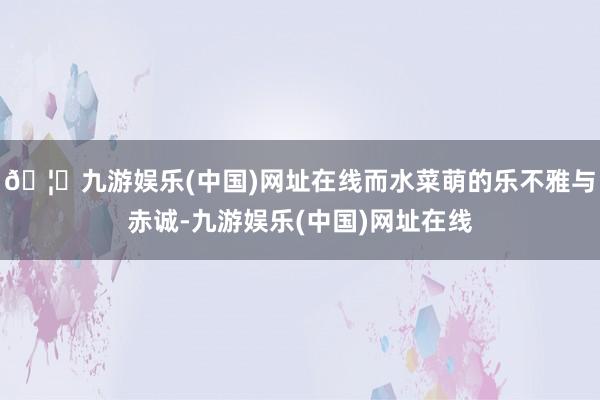 🦄九游娱乐(中国)网址在线而水菜萌的乐不雅与赤诚-九游娱乐(中国)网址在线