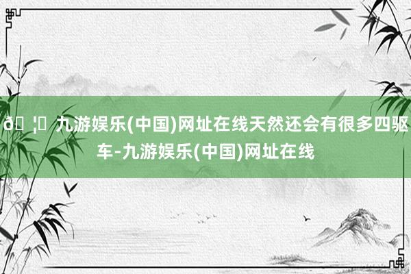 🦄九游娱乐(中国)网址在线天然还会有很多四驱车-九游娱乐(中国)网址在线