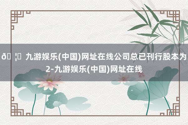 🦄九游娱乐(中国)网址在线公司总已刊行股本为2-九游娱乐(中国)网址在线