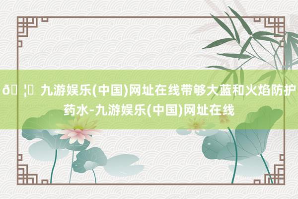 🦄九游娱乐(中国)网址在线带够大蓝和火焰防护药水-九游娱乐(中国)网址在线