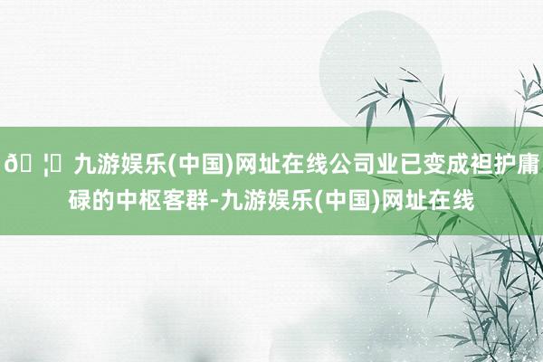 🦄九游娱乐(中国)网址在线公司业已变成袒护庸碌的中枢客群-九游娱乐(中国)网址在线