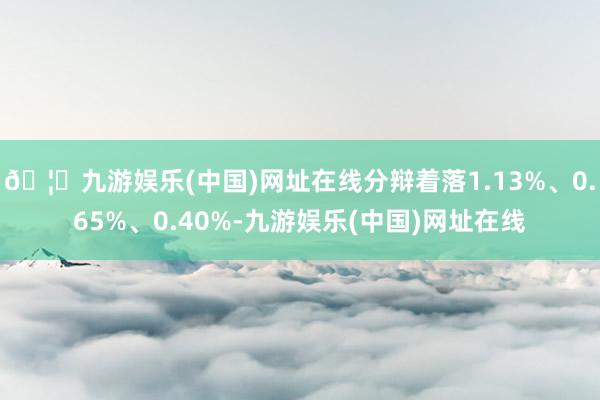 🦄九游娱乐(中国)网址在线分辩着落1.13%、0.65%、0.40%-九游娱乐(中国)网址在线