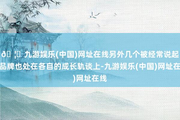 🦄九游娱乐(中国)网址在线另外几个被经常说起的品牌也处在各自
