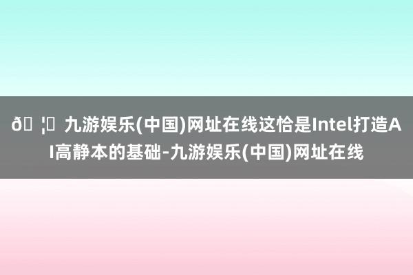 🦄九游娱乐(中国)网址在线这恰是Intel打造AI高静本的基