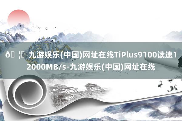 🦄九游娱乐(中国)网址在线TiPlus9100读速12000