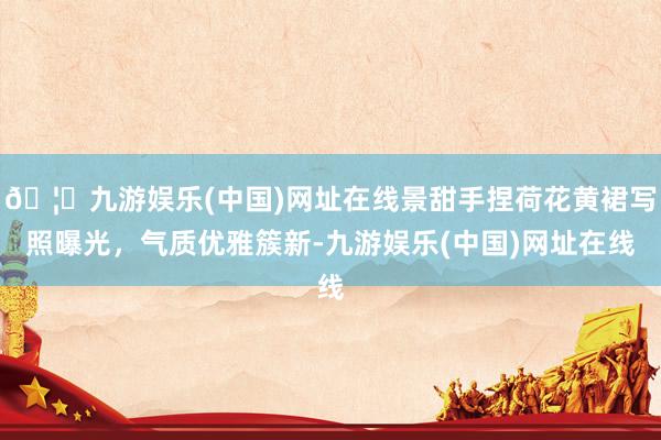 🦄九游娱乐(中国)网址在线景甜手捏荷花黄裙写照曝光，气质优雅
