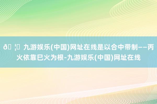🦄九游娱乐(中国)网址在线是以合中带制——丙火依靠巳火为根-
